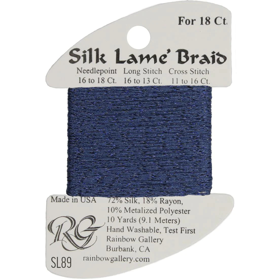 Silk Lame Braid 18 CT (SL01 - SL99)