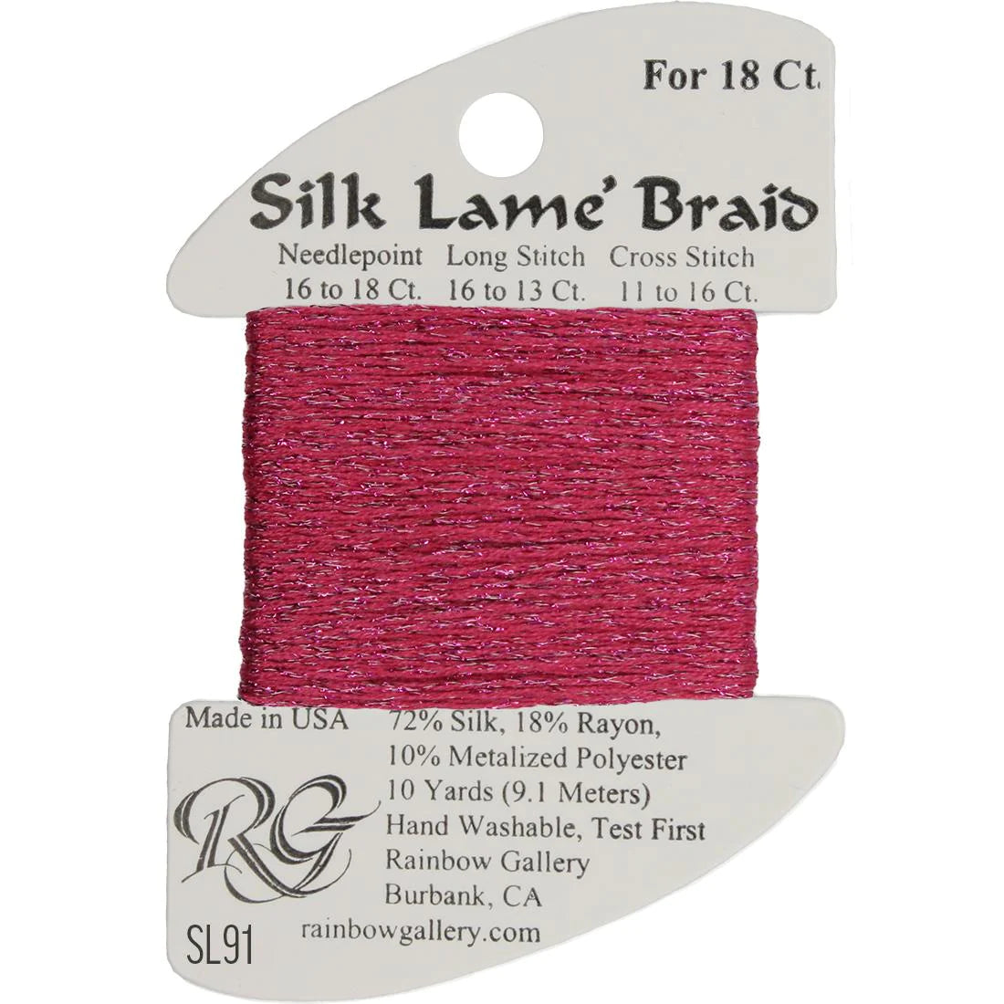 Silk Lame Braid 18 CT (SL01 - SL99)