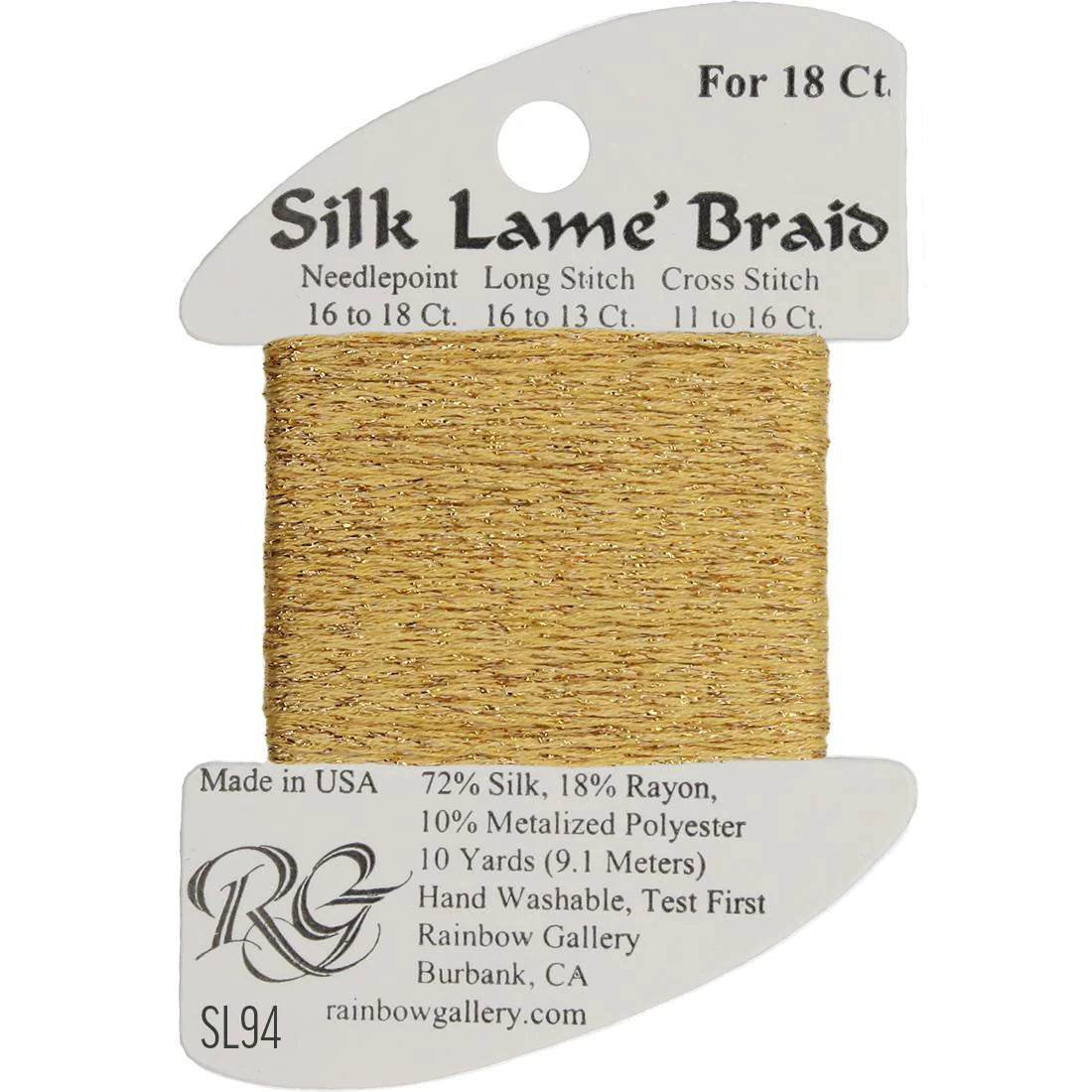 Silk Lame Braid 18 CT (SL01 - SL99)