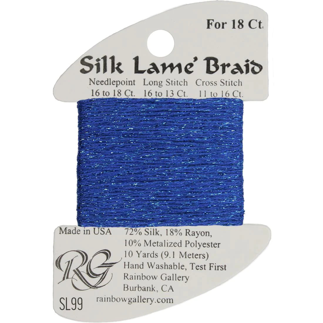 Silk Lame Braid 18 CT (SL01 - SL99)