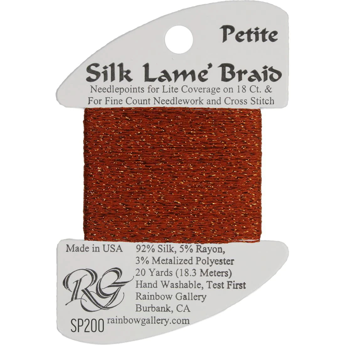 Petite Silk Lame Braid (SP200 and up)