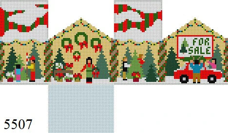 5507 - Christmas Tree Lot Mini House