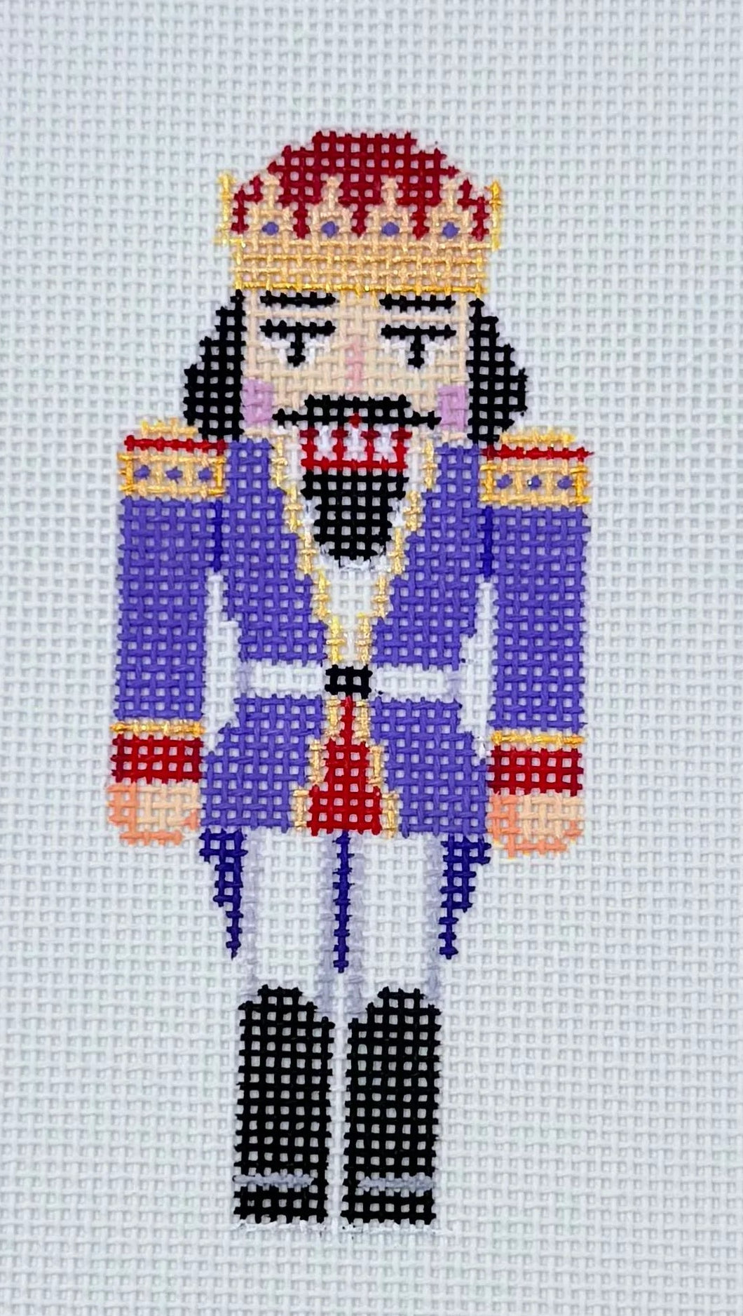 SR5842 - Purple King Nutcracker Ornament