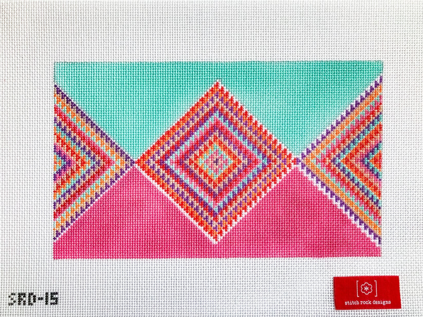 SRD-15 - Diamond Kilim Clutch