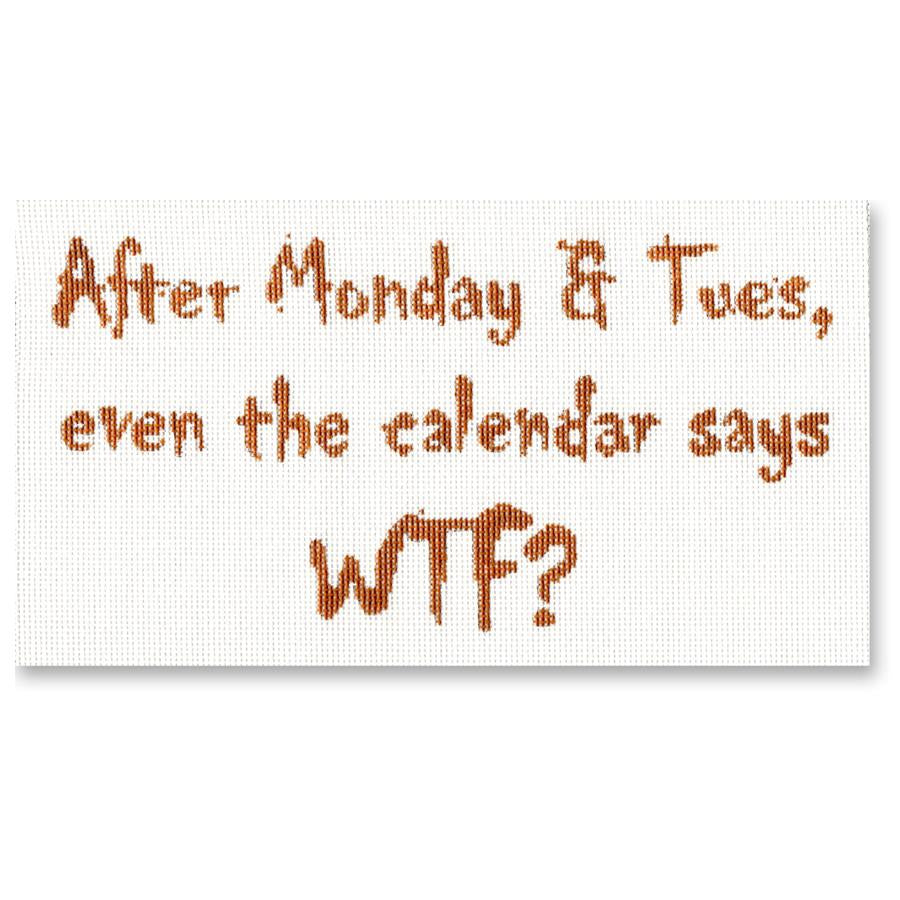 EG-SS30 - After Monday & Tues, even the calendar says WTF?
