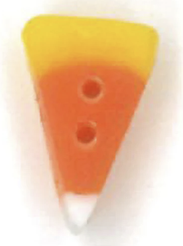 Wee Candy Corn Button