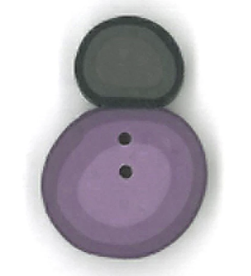 Large Purple Spider Button
