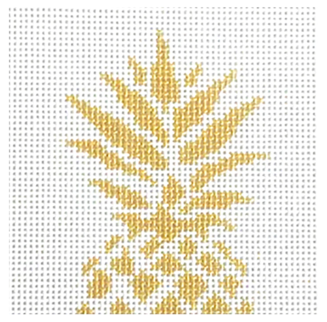 NTG TS115 - Gold Pineapple Square Insert