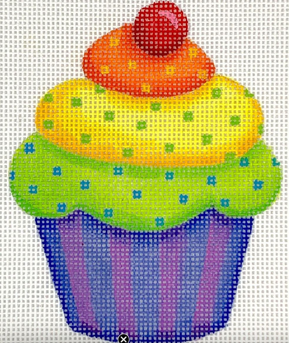 OM-285 - Rainbow Cupcake with Cherry