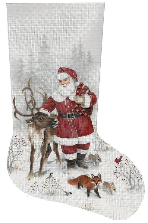 LGDAXS488 - Santa & Reindeer Stocking