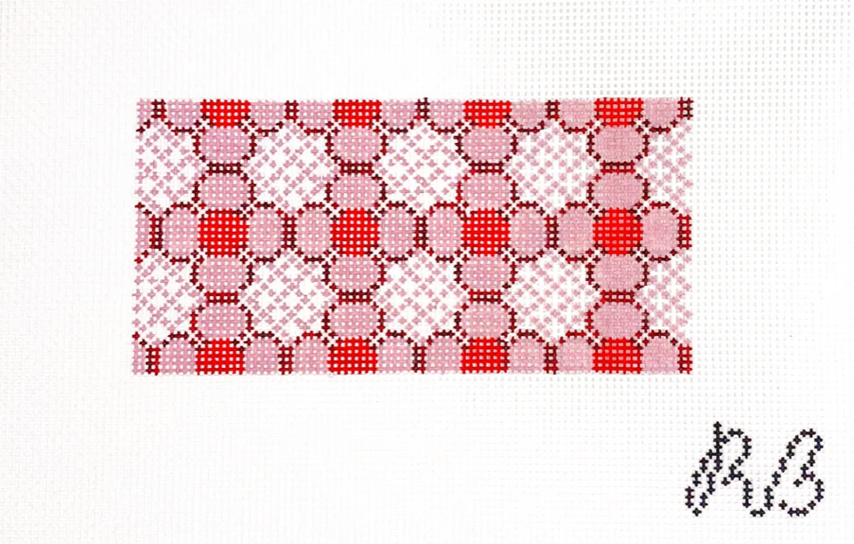 RB - Floral Lattice pink/red