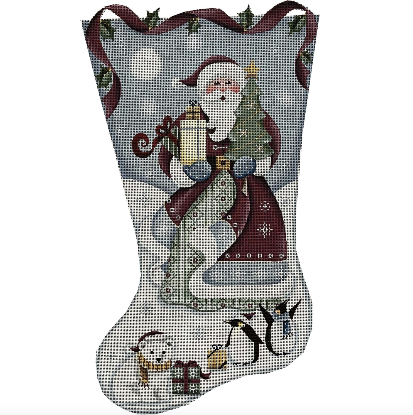 1506a - Arctic Santa Stocking