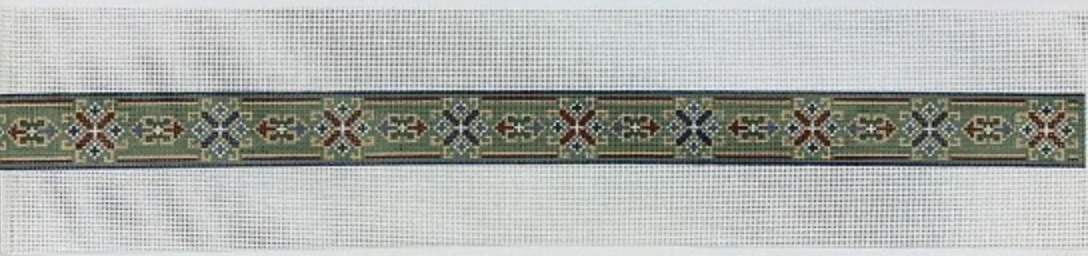 B11c - Kazak Belt Green