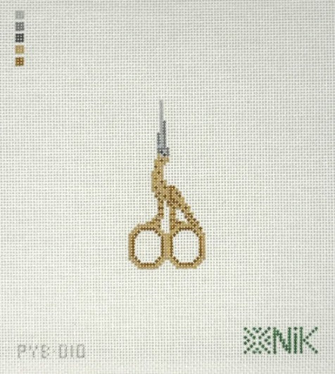 Stork Scissors Canvas