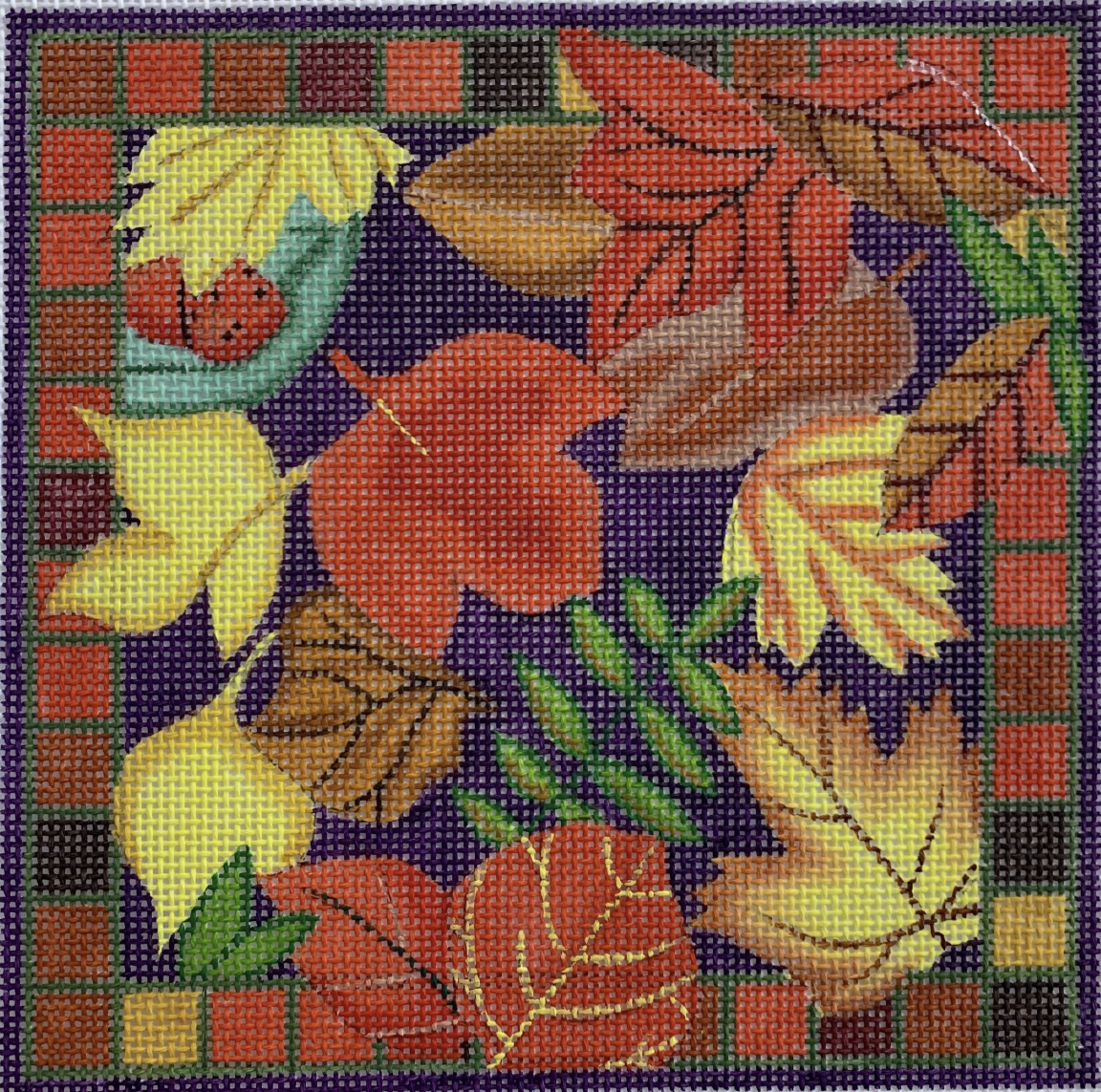 WG11596 - Autumn Leaves Eyeglass Case