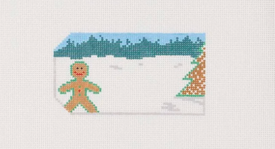 AOK138 - Gingerbread Boy Name Tag
