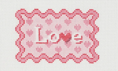 AOK338 - Love on 13 mesh