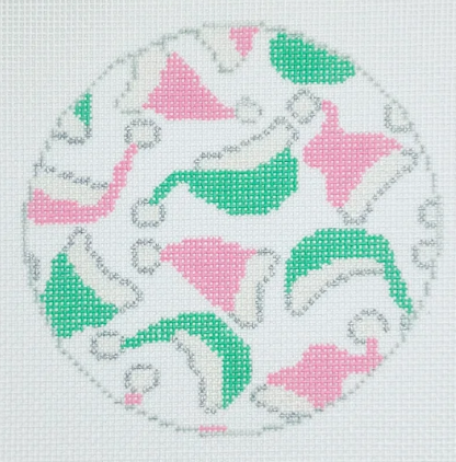 APCH56 - Santa Hats Pink/Green