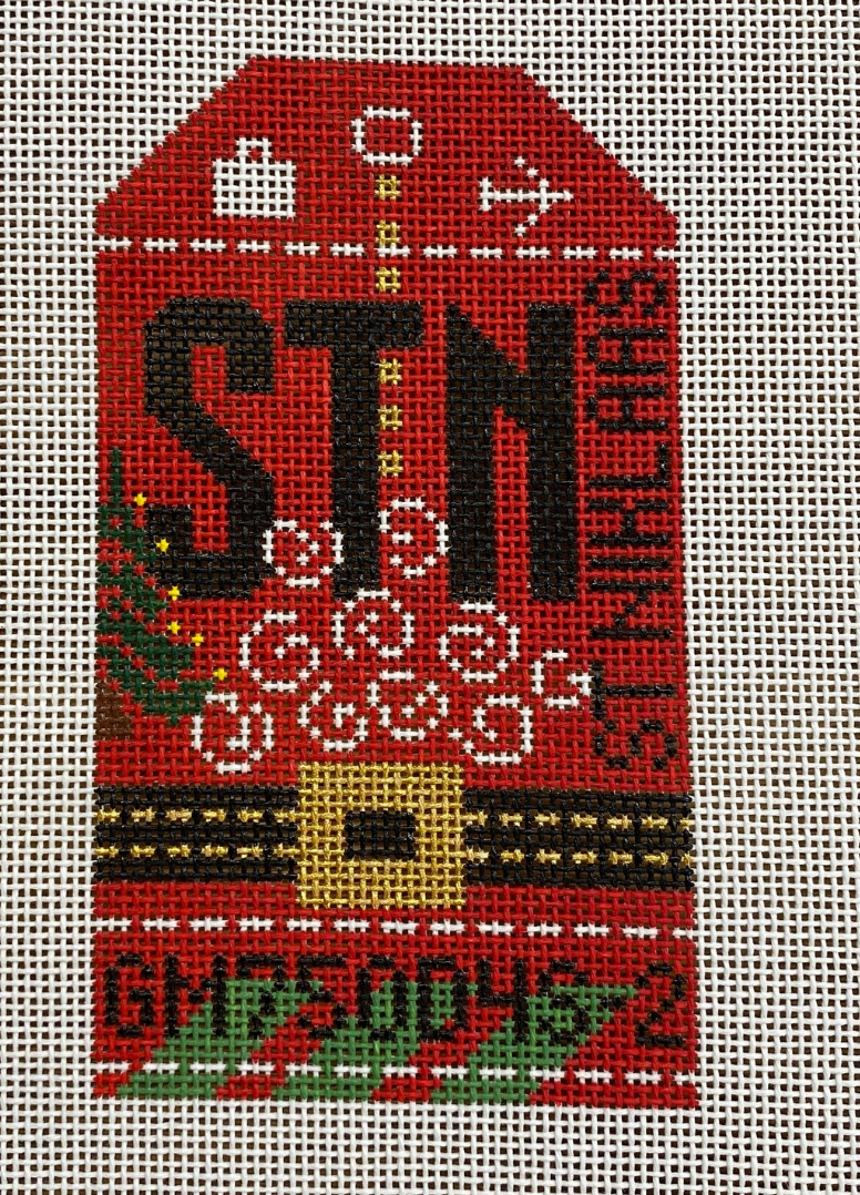 Sint Niklaas Retro Travel Tag