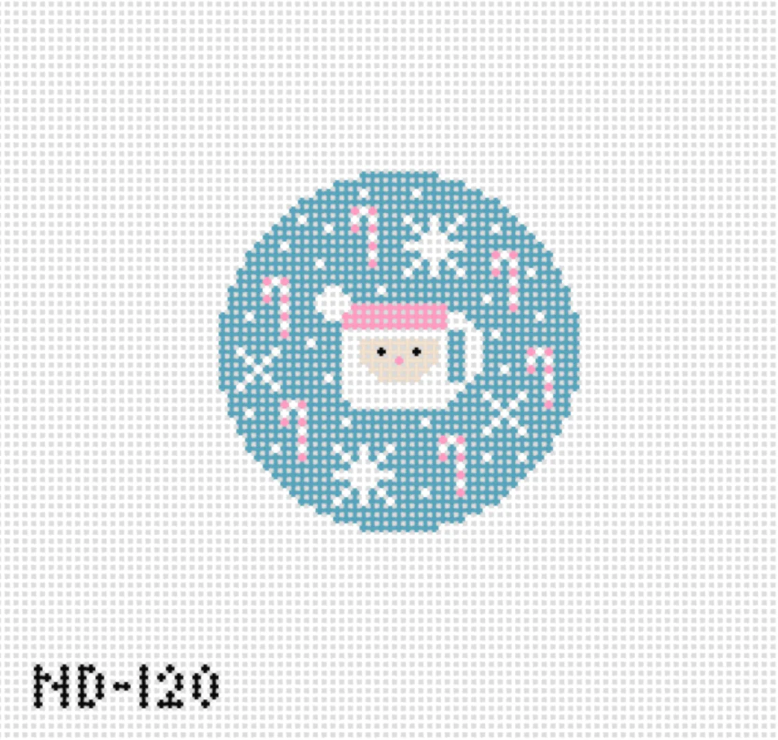 ND-120 - Blue Santa Mug 3"