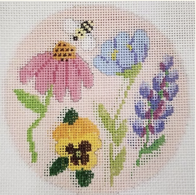 KK-O275 - Flowers 2 on Pink
