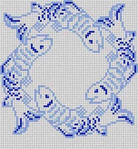 TG-O692 - Fish Wreath