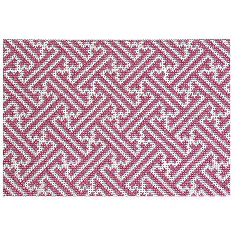 NTG TS192 - Pink Fretwork Clutch