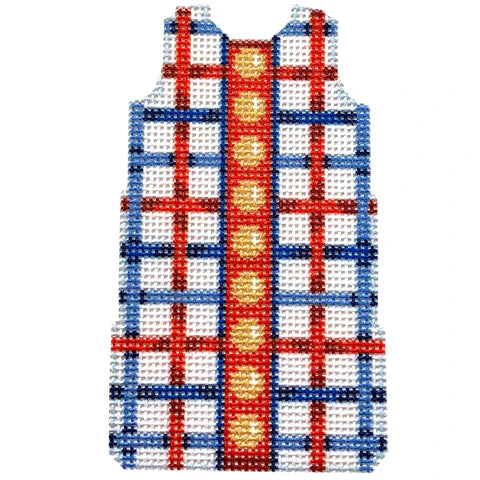 NTG TS224 - Patriotic Tattersall Mini Shift