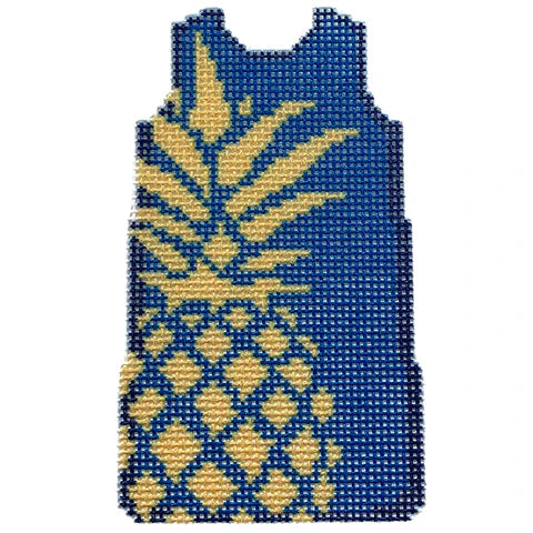 NTG TS235 - Pineapple Stencil/ Navy Mini Shift