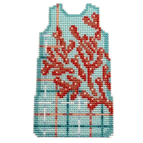 NTG TS271 - Coral/Plaid Mini Shift