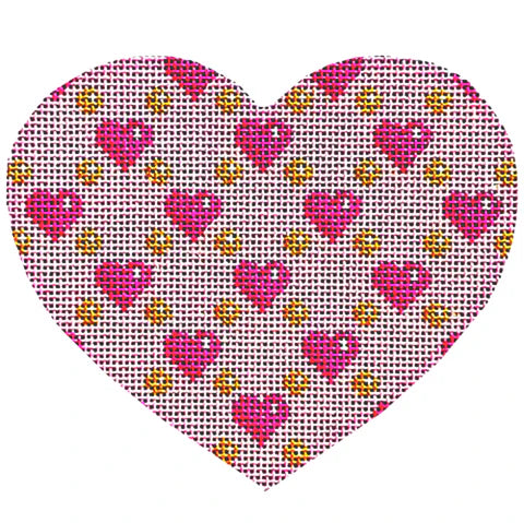 NTG TS465 - Hearts/Dots Large Heart