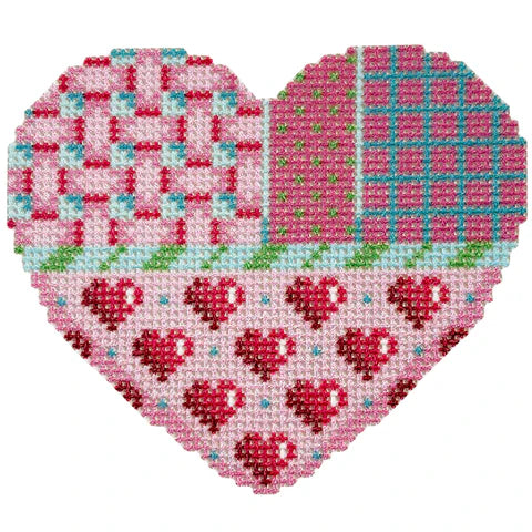 NTG TS472 - Pink Patterns Heart