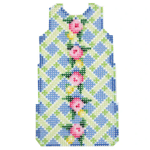 NTG TS770 - Lime Lattice with Rose Trim Mini Shift