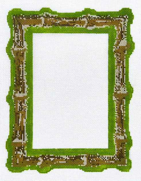 TSC11-G - Burnt Bamboo Picture Frame - Green