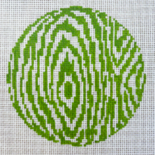 TSC16-G - Faux Bois Round - Green