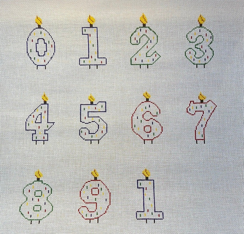TGS11 - Candle Number Set - Small