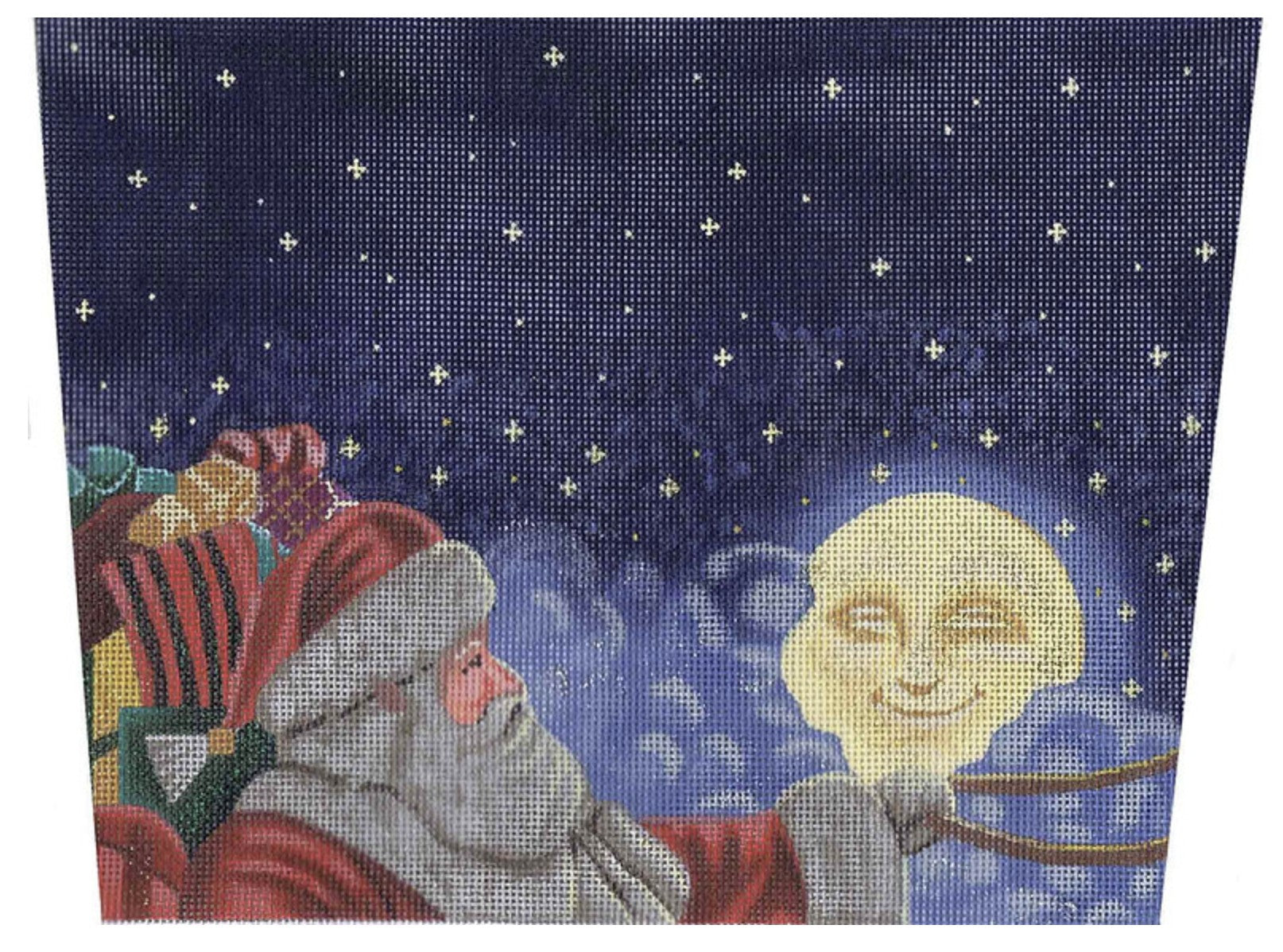 TTST100 - Moonlight Santa Stocking Cuff