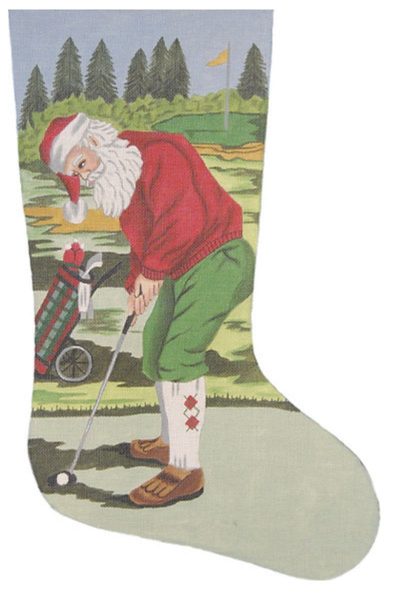 TTAXS150 - Santa Golfer Stocking