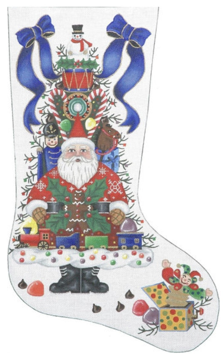 TTAXS228 - Santa Goodie Tree - Boy Stocking
