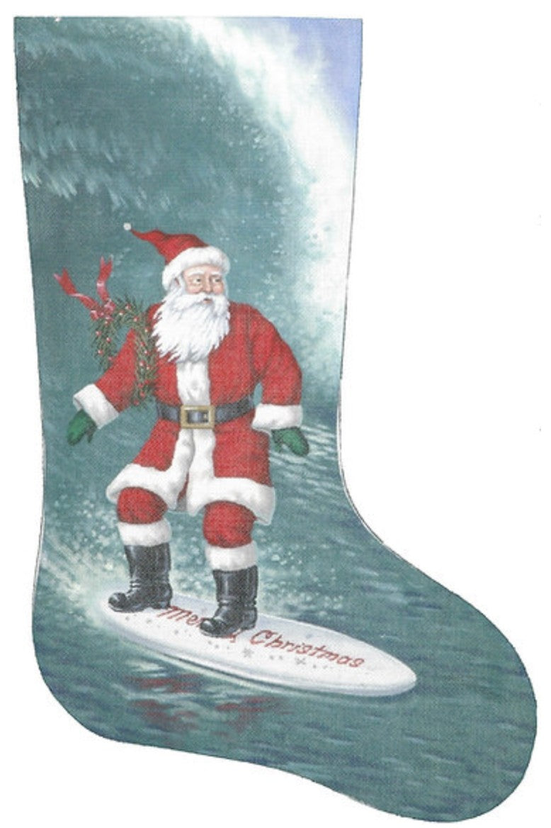 TTAXS248 - Santa Surfer Stocking
