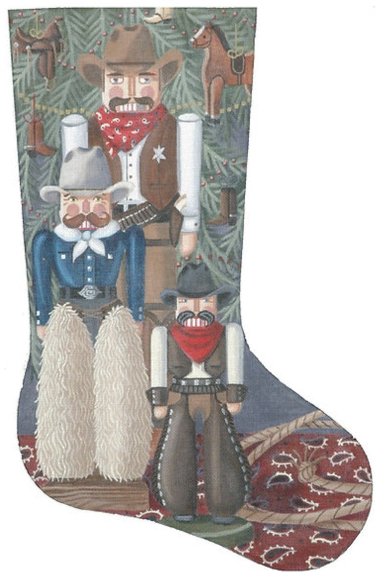 TTAXS260 - Cowboy Nutcracker Stocking