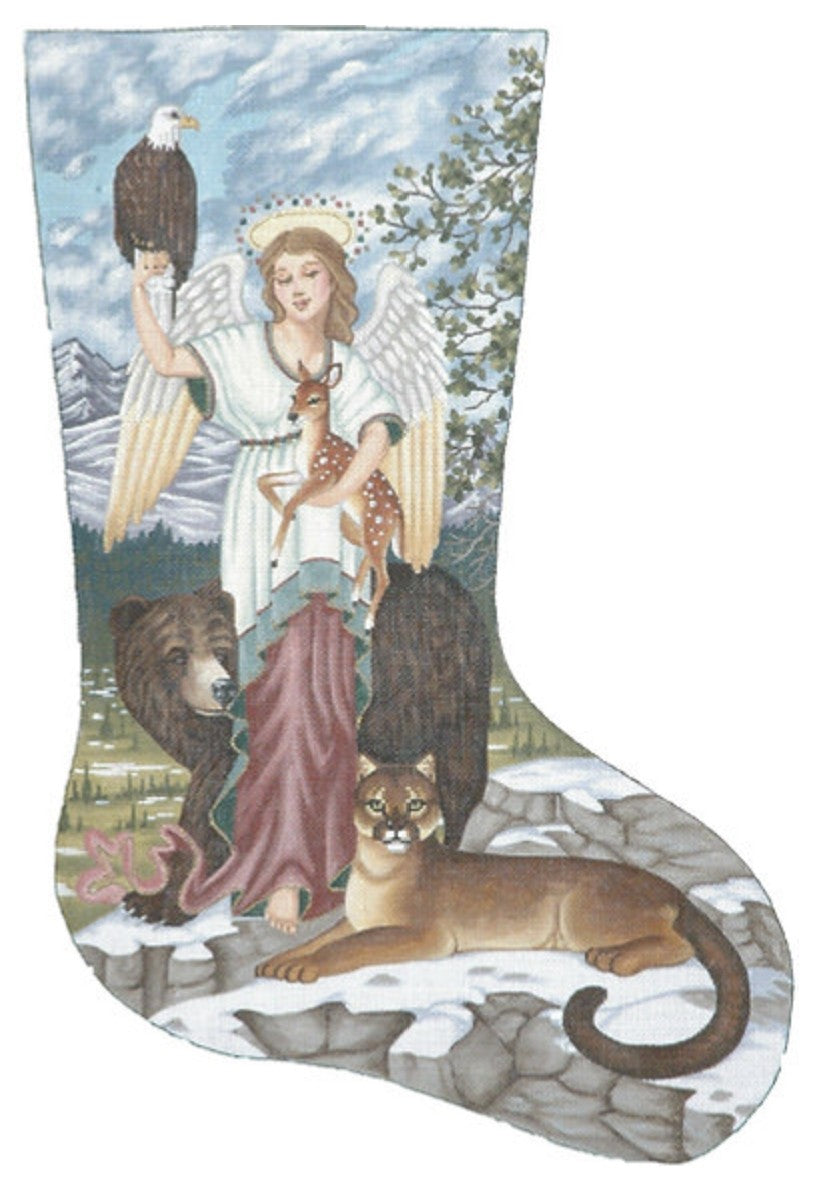 TTAXS276 - Angel and Animals Stocking