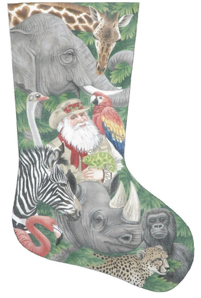 TTAXS290 - Safari Santa Stocking