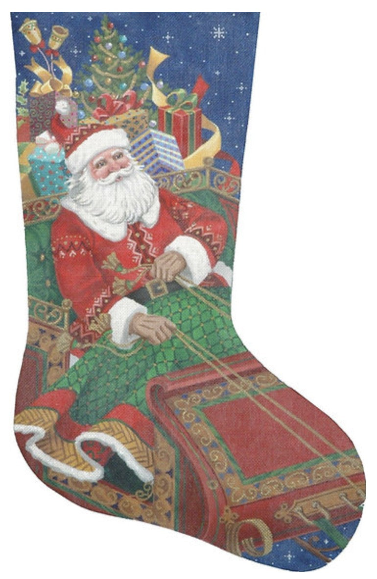 TTAXS292 - Santa's on HIs Way Stocking