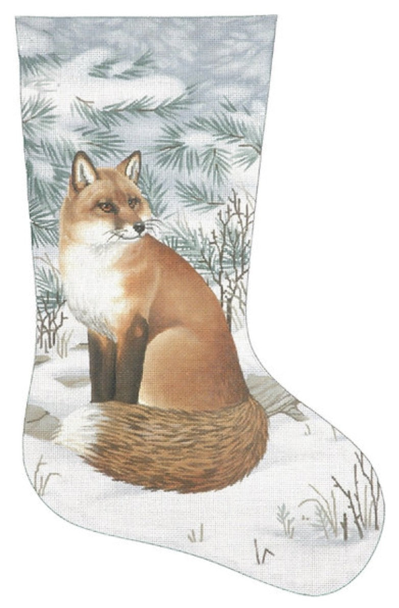 TTAXS297 - Fox in Snow Stocking
