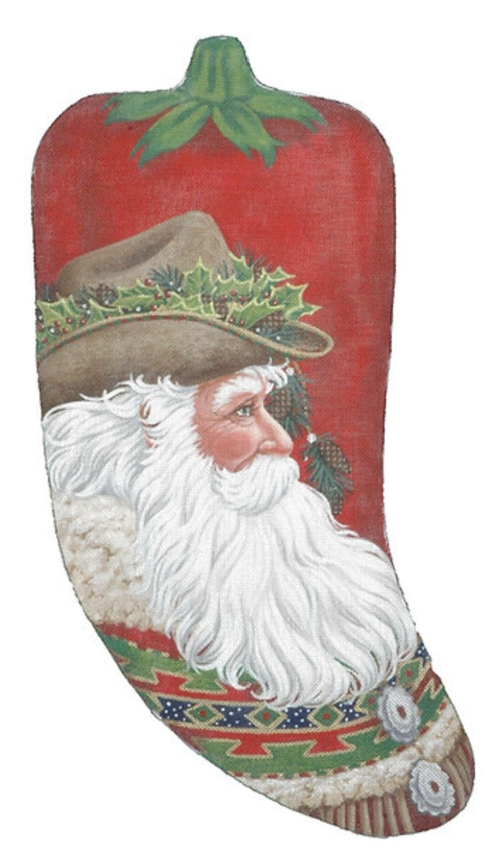 TTAXS333 - Santa Pepper Sock Stocking