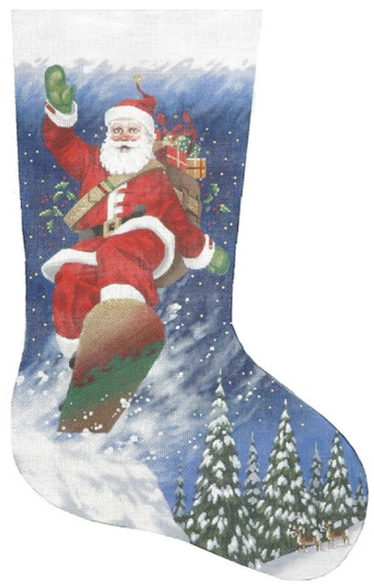 TTAXS335 - Snowboarding Santa Stocking