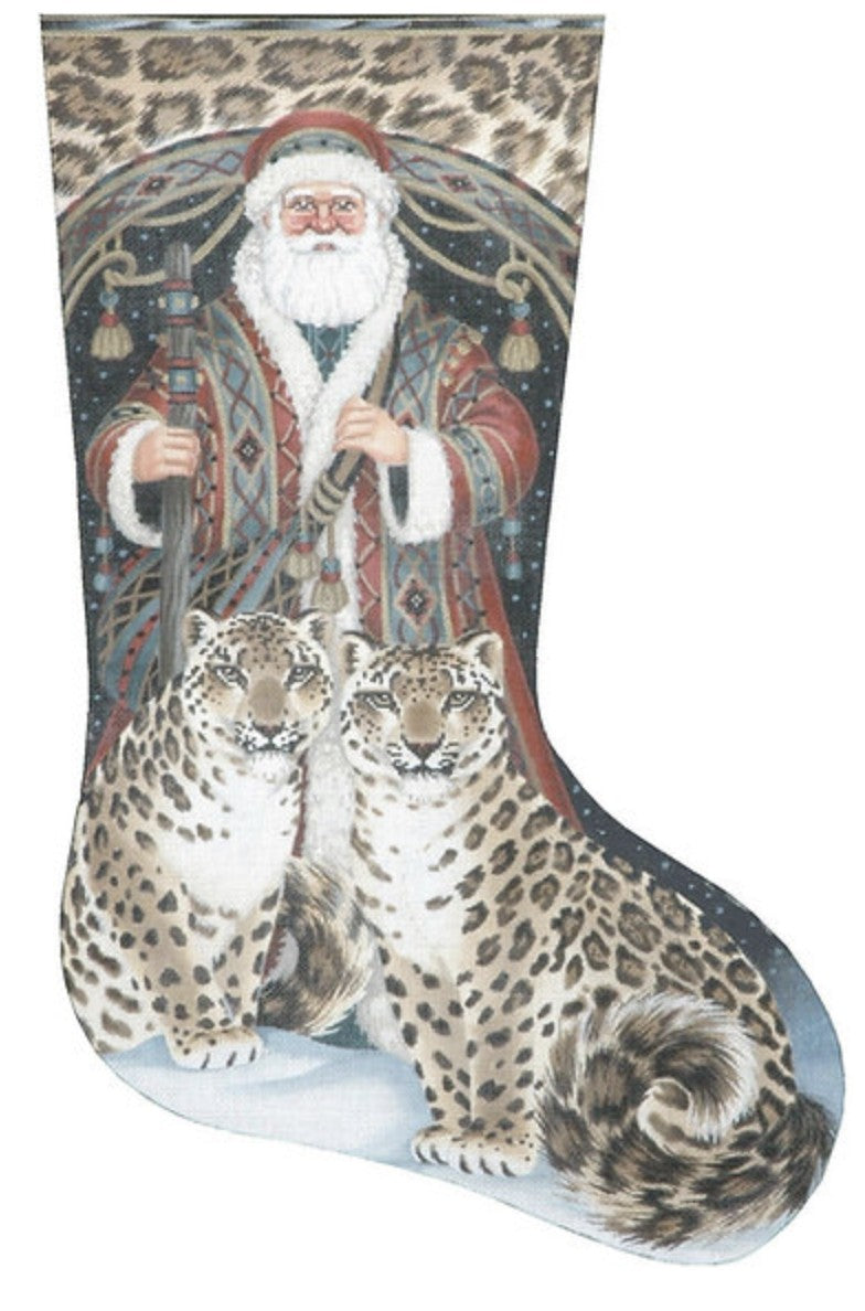 TTAXS338 - Santa and Leopards Stocking