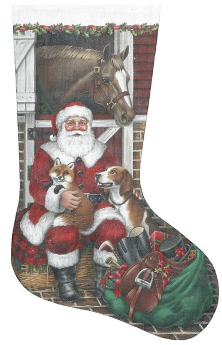TTAXS355 - Fox Hunt Santa Stocking