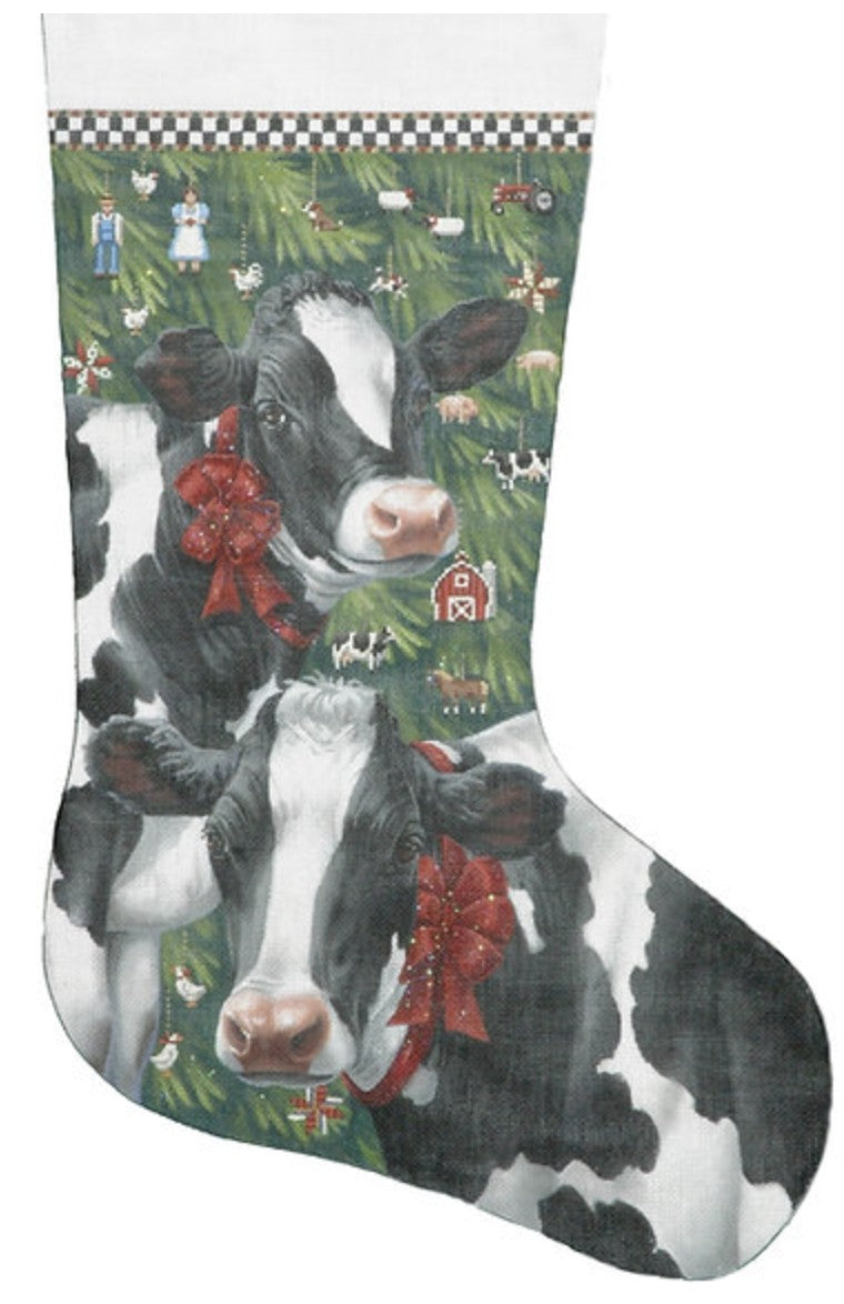 TTAXS359 - Christmas Cows Stocking